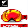 Snowboard Ski Goggles Anti-fog UV400 Protect OTG Spherical Lens Red Winter Sports Skiing Snowmobile Men Women