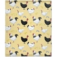 thumbnail image 3 of Chickens Rooster Baby Blanket Gifts Cozy Soft Swaddle Blanket Boys, Girls, Infant, Newborn Receiving Blankets Christmas Birthday Gifts 40"x30" (Toddler) for Pets, 3 of 6