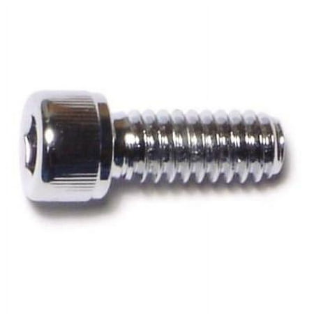 

1/4 -20 x 5/8 Chrome Grade 8 Knurled Socket Cap Screws (10 pcs.)