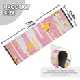thumbnail image 5 of Yayeee Runner Rug for Bedroom 2'x6' Machine Washable Hallway Non Slip Mat, Flat Yellow Stars, 5 of 8