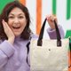 thumbnail image 4 of OUNONA Tote Bag De Lona Con Estilo Y Gran Espacio Para Guardar Objetos Personales, 4 of 6