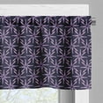 thumbnail image 3 of Ambesonne Geometric Valance Pack of 2, Abstract Pattern Winter, 54"X18", Mauve Lavender Purple, 3 of 5