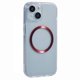 thumbnail image 1 of For iPhone 14 Case Compatible with MagSafe CD Vein TPU Acrylic Phone Cover - Green, 1 of 5