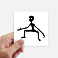 thumbnail image 1 of Universe Alien Monster Alien Sticker Square Waterproof Stickers Wallpaper Car Decal, 1 of 1