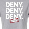 thumbnail image 3 of Jersey Shore - Deny Deny Deny - Juniors Cropped Cotton Blend T-Shirt, 3 of 5