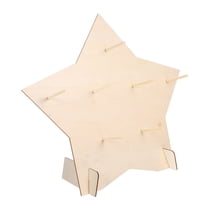 WORGEOUS Wooden Donut Display Stand - Creative Detachable Doughnut Rack for Dessert Table and Desktop Holder