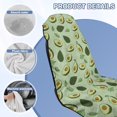 thumbnail image 6 of Uorisanigo Car Seat Towel Cover Auto Accessories Protectors Decor Washable Post Workout Green Avocado Sweat Towel Seat Covers Bucket Universal Fit for Car SUV Van Easy to Clean, 6 of 8