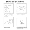 thumbnail image 3 of Porte-serviettes Design Moderne, Acier Inoxydable SUS304 Porte-Serviettes Auto-Adhésif pour Salle de Bain Mural Support de Serviette Lisse Surfaces Compatible pour Gain de Place (37 cm), 3 of 5