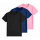 thumbnail image 2 of Pack 3 Playeras Deportivas Mujer Cuello Redondo,Black Navyblue Pink,XL, 2 of 7