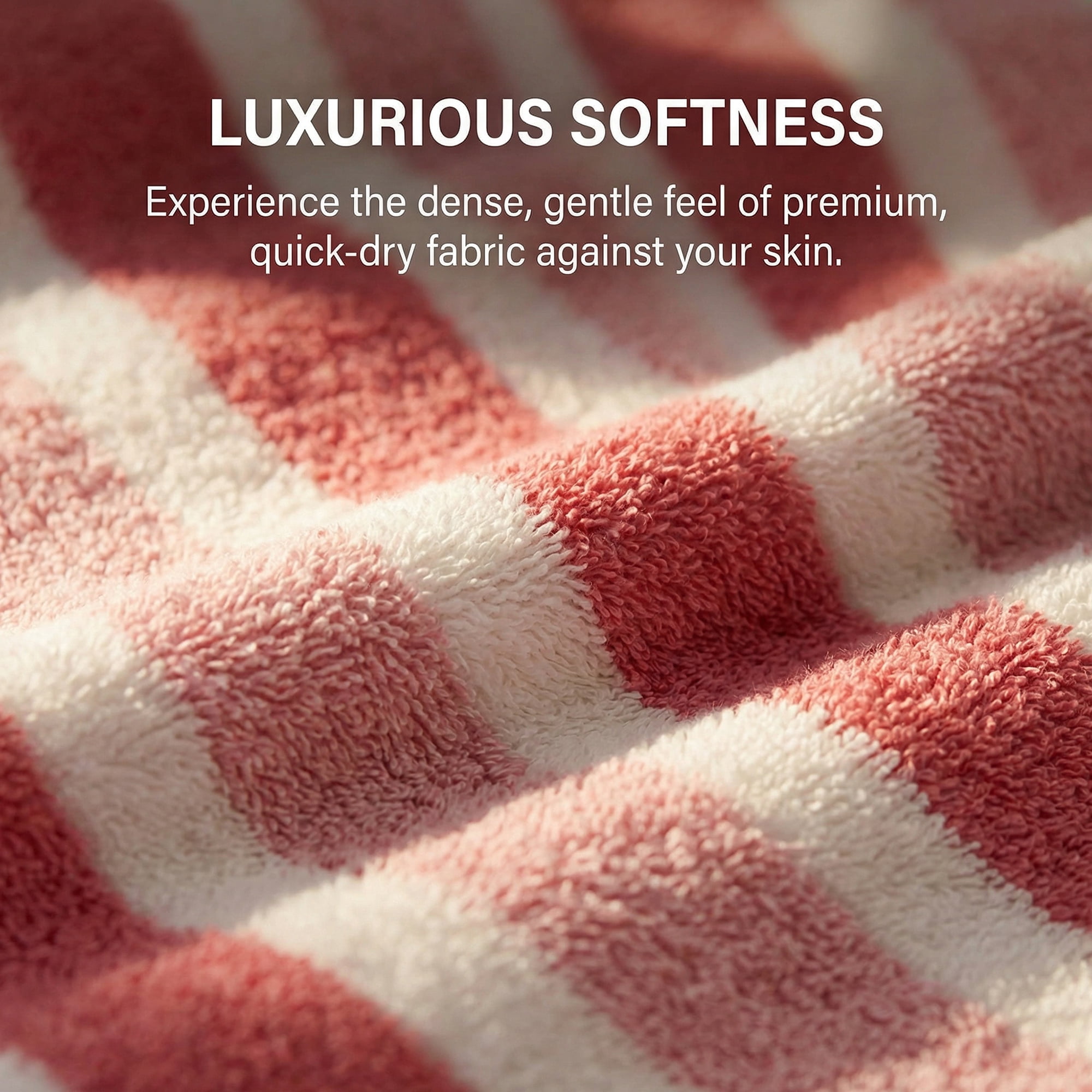Unique Bargains Ultra Plush Soft Highly Absorbent Coral Fleece Bath Towel Pink 71" x 35"