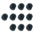 thumbnail image 4 of 10 piezas Cubiertas de viento de parabrisas peludas micrófonas reducen la solapa de ruido del viento parabrisas de micrófono para la entrevista Gris oscuro, 4 of 8