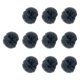 thumbnail image 4 of Juego de 10 protectores de micrófono con cancelación de ruido y protección contra el viento para micrófonos peludos Gris oscuro, 4 of 9