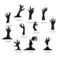 thumbnail image 2 of Halloween ghost hand mirror sticker three-dimensional self-adhesive holiday decoration wall sticker, 2 of 5