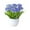 Blue, variant on Floral Arrangement Realistic Silk Flower Centerpiece For Home Desk Dining Table