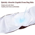 thumbnail image 5 of HOMEIORA Washable Dog Diapers - Washable Male Small Dog Belly Wrap, Pack of 3 - (Black, Brown, Gray, X-Small), 5 of 7