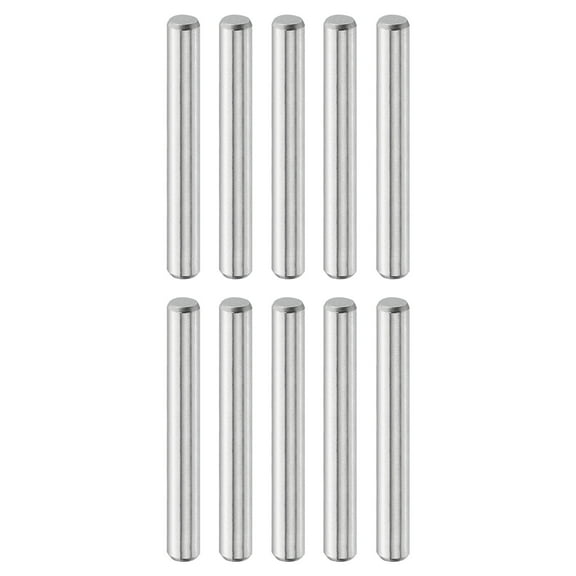 10 Pcs 3/16x1-1/2" Dowel Pins, Bearing Steel Cylindrical Dowel Pins Shelf Support Peg Pin Rod Fasten Elements Metal Shelf Pegs