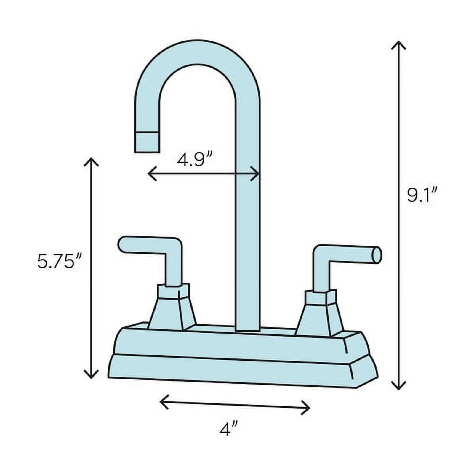 Kingston Brass Governor Two Handle 4" Centerset Lavatory Faucet with Brass Pop-up
