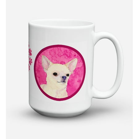 Chihuahua Dishwasher Safe Microwavable Ceramic Coffee Mug 15 ounce SS4748