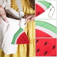 thumbnail image 4 of PAMINGONO Cartera Con Cremallera Y Llavero En De Sandía En Suave Roja, 4 of 6