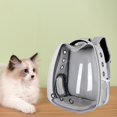 thumbnail image 4 of impermeable para mascotas Perros de burbujas Transpirable Bolsa de transporte Ventilada Senderismo Camping Viajes - gris Colco Transportín de viaje para mascotas, 4 of 8