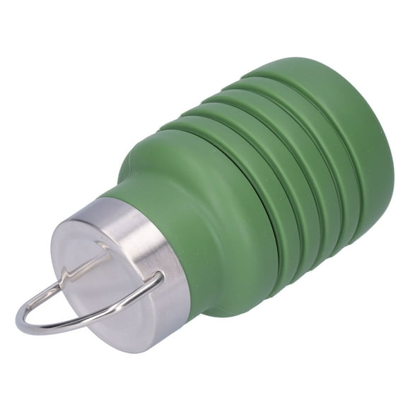 Botella de agua plegable, 500 ml, botella de agua plegable de silicona, contenedor de agua deportivo, elegante y moderno