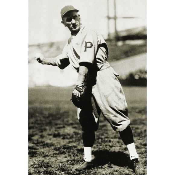 Walter 'lapin' Maranville /N(1891-1954). Joueur de Baseball Américain. Photographié avec les Pirates de Pittsburgh, Années 1920. Affiche Imprimée par (18 x 24)