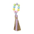 thumbnail image 2 of 4Pcs Easter Wood Bead Garland with Tassels-Easter Tassel Garland Farmhouse Rustic Wooden Beaded Garland with Jute Rope Plaid Tassel- Prayer Boho Natual Beads Big Wall Hanging Decor, 2 of 6
