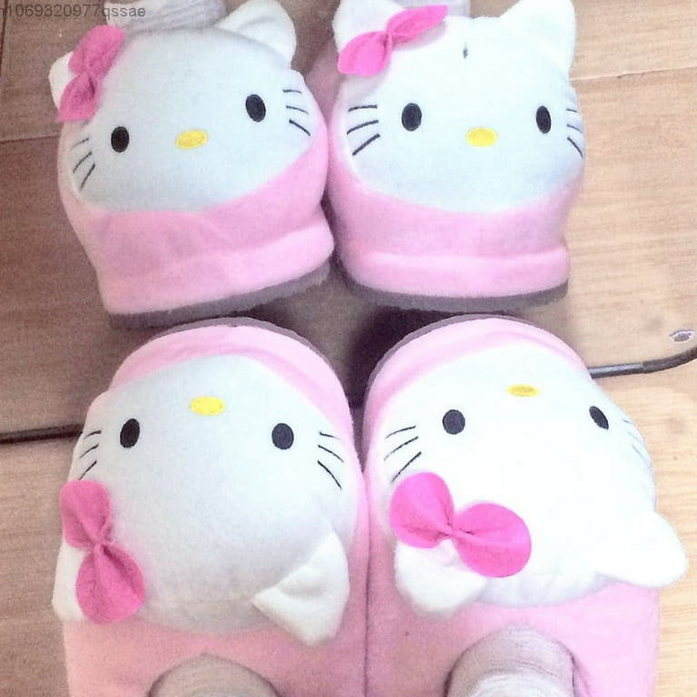 Hello kitty store slippers walmart
