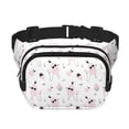 thumbnail image 1 of Disketp Cute Poodle Dog Riñonera de Doble Capa, Bolsa de Cintura Ajustable para Viajes, Correr y Senderismo, Riñonera Ligera para Hombre y Mujer, 1 of 9