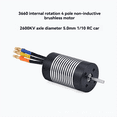 thumbnail image 3 of 3660 Built-in 4-Pole Brushless Motor Shaft Diameter 3.175mm Brushless Motor Suitab G414, 3 of 8
