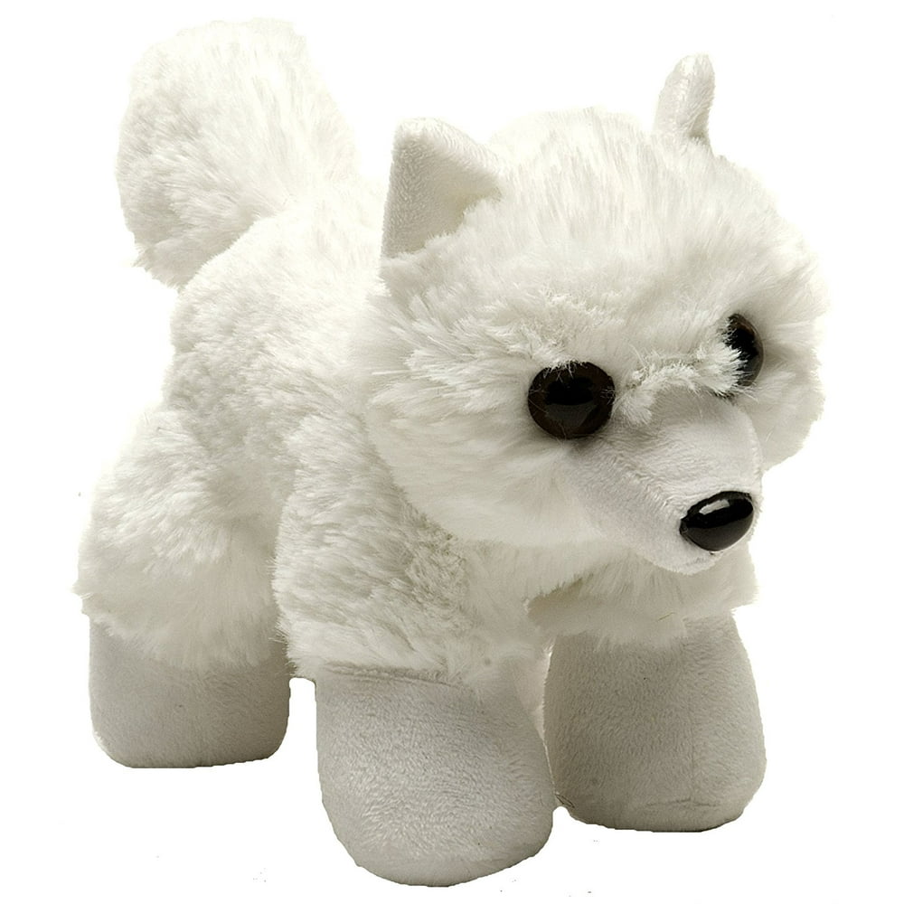 Hug Ems Arctic Fox Plush Toy, Arctic Fox Plush By Wild Republic