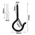 thumbnail image 2 of Ganchos Q-Hanger Crew para luces de cadena al aire libre Diseño de hebilla de seguridad, 2 of 7