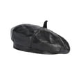 thumbnail image 1 of Gorro de boina para mujer Yinane Vintage de moda informal elegante negro, 1 of 8