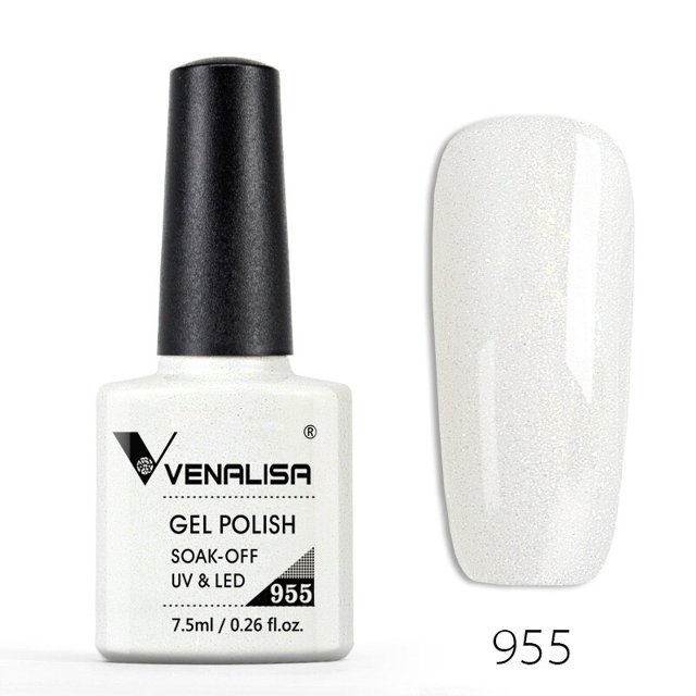 Venalisa Venta caliente Soak Off UV LED Gel 60 colores 7.5ml Super Shinning Nail Gel Polish Laca Cobertura completa Pure Color Series Tan Jianjun unisex
