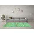 thumbnail image 3 of Ahgly Company Indoor Rectangle Abstract Turquoise Blue Modern Area Rugs, 6' x 9', 3 of 4