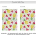 thumbnail image 3 of SKYSONIC Garden Flag Watermelon Pineapple Double-Sided Printed House Sports Flag-12x18(in)-Polyester Decorative Flags for Courtyard Garden Flowerpot, 3 of 6