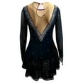 thumbnail image 4 of LIUHUO High-Elasticity Competition-Ready Ice Skate Dress Available in Multiple Colors with Sparkling Diamonds, 4 of 8