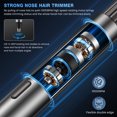 thumbnail image 3 of NEXPURE Nose Hair Trimmer for Men Women, Lithium Ion Battery Electric Nose Ear Hair Remover, GT-2011BIM, 3 of 8