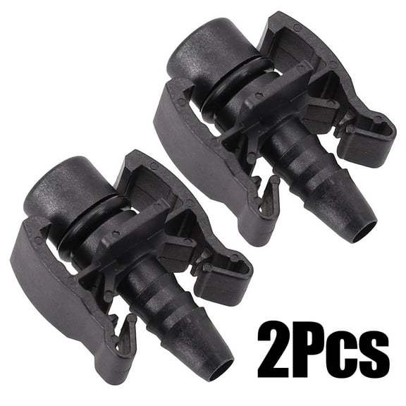2Pcs Car Expansion Water Tank Water Hose Straight Connect Connector Accessory