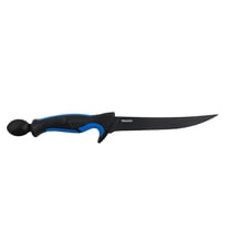 Mustad Blueline Fillet Knife W/ Spoon (Black) - Size: 7"