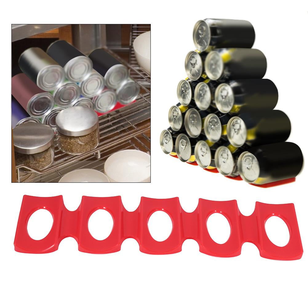 YLSHRF Fridge Can Holder,Red Silicone Fridge Can Beer Wine Bottle Rack