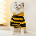 thumbnail image 6 of Niusricy Cat Autumn Winter Hoodie Clothes Small Pet Costume Bee Costume Outfits Funny Apparel, 6 of 9