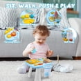 thumbnail image 4 of JoyStone 2 in 1 Muscial Baby Walker and Activity Center for Baby, Toddler, Learning to Walk, Sit to Stand, Early Learning Push Toys for Infant Christmas Gifts, Blue, 4 of 9