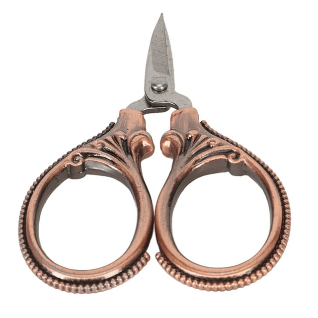 Retro Pocket Scissors, DIY Antique Stainless Steel Stitch Scissors Ergonomic Exquisite for Sewing for Artwork
