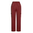 thumbnail image 5 of ABATAB Womens Cargo Pants Joggers Lightweight Hiking Travel Pants Elastic Waist Outdoor Trousers with Deep Pockets, 5 of 7