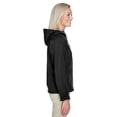 thumbnail image 3 of North End 78166 Women's Prospect Two-Layer Fleece Bonded Soft Shell Hooded Jacket-Black-2XL, 3 of 3