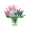thumbnail image 2 of Wang, Melissa 26x32 White Modern Wood Framed Museum Art Print Titled - Awaken Protea II, 2 of 4