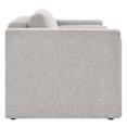 thumbnail image 3 of Loveseat Sofa Couch, Light Grey Gray, Fabric, Living Kitchen Cafe Bistro Hospitality Restaurant, Modern Contemporary HB34797, 3 of 9