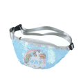 thumbnail image 3 of Bolsa De Mensajero Bolso De Mensajero Bolso Dibujos animados Cute Pony Fanny Pack Lentejuelas Niñas Hombro Crossbody Riñonera, 3 of 6