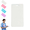 White 1pcs, variant on Erasable Badge Sticky Notes, Reusable Silicone Badge Note, Vertical Ballpoint Pen Write & Wipeable Notepad, Lightweight Portable Quick Note Taking Pad for Nurses Doctor